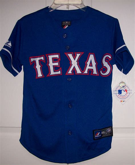 kids texas rangers baseball jersey